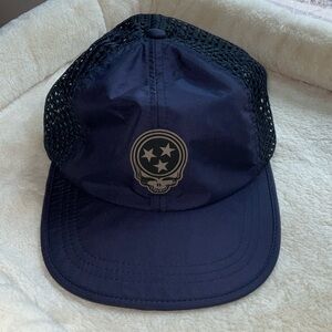 Richardson Outdoors Soft Shell Cap, Navy. Dead Head W/ Wide Set Mesh Back. OS